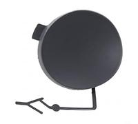 ZiStarlilife 1 unids cubierta de gancho de remolque delantero para Porsche para MACAN 2015-2018 ABS negro pieza de repuesto 95B807156AG2X accesorio de reparación exterior