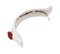 ZiStarlilife 1 x Guardabarros trasero y montaje de luz trasera para Xiaomi Pro/Pro2 Scooter eléctrico, ABS+PC para guardabarros con luz LED para transporte nocturno seguro, blanco (blanco)