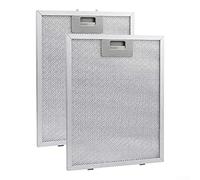 ZiStarlilife 2 filtros de campana extractora, 305 x 267 x 9 mm, filtros de campana extractora de malla metálica, filtro de ventilación extractor, para muchas marcas de campanas