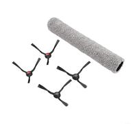 ZiStarlilife 2 juegos de piezas de repuesto para Eufy para omni E25 E28 Robot Vacuum Kit de cepillo lateral de rodillo principal de plástico de nailon para limpieza del hogar de pelo de mascotas (A)