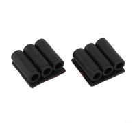 ZiStarlilife 2 soportes para brocas de montaje lateral para taladro eléctrico, funda de plástico compacta para brocas de destornillador de 1/4 pulgadas, ideal para proyectos domésticos de bricolaje y