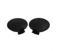 ZiStarlilife 2 unids parachoques trasero remolque Ojo cubre tapa de remolque para Smart para Fortwo 2008-2016 plástico negro reemplazo directo A4518850122 accesorio exterior del coche