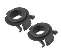 ZiStarlilife 2 x H7 LED foco adaptador base para Ford Focus 3 MK3 para FIAT 500 para OPEL 2015-2017 negro ABS plástico coche enchufe kit de actualización