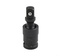 ZiStarlilife Adaptador de llave de vaso giratoria neumática de 1/2 pulgada, acero cromado, junta giratoria de 360 grados para herramientas eléctricas y neumáticas, color negro, ideal para uso en