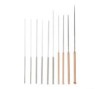 ZiStarlilife Agujas de limpieza de boquillas, 10 piezas de 0,15 a 1,0 mm, alta resistencia, no es fácil de romper, para limpiar el filamento restante dentro de las boquillas