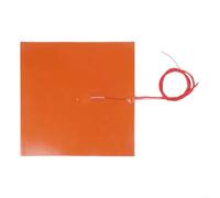 ZiStarlilife Almohadilla calefactora de silicona flexible de 330 x 330 mm, 220 V, 800 W, para impresoras 3D, cama calentada, resistente a altas temperaturas, color rojo