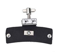 ZiStarlilife Almohadilla de control de tono con adhesivo silenciador de tambor de cuero, para práctica de tambores de jazz, amortiguador de sonido reutilizable, potenciador de tono silencioso, tamaño