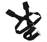 ZiStarlilife Arnés de trineo con cintura ajustable y hombreras ampliadas, correas de nailon resistentes y cinturón largo para correr, entrenamiento de resistencia, fútbol y