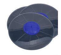ZiStarlilife Batidor de huevos de silicona para protección contra salpicaduras, tapa redonda impermeable para cuencos de mezcla, cubierta de polipropileno transparente que evita derrames desordenados