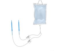 Zistarlilife Bolsa de riego automática de 3,5 L con válvula de control de flujo para plantas de interior de jardín, ideal para vacaciones y horarios ocupados