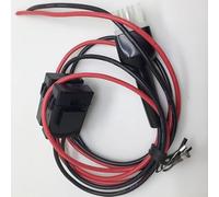 ZiStarlilife Cable de alimentación CC de 6 pines 12 AWG con fusible de 30 A compatible con Kenwood TS-50s/TS-60s/TS-140/TS-440/TS-450/TS-570, para ICOM IC-706/IC-718/IC-746/IC-756, para Alinco DX-70T