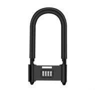 ZiStarlilife Candados de combinación resistentes de 4 dígitos resistentes a la intemperie con grillete ajustable en forma de U cerradura sin llave para escuela, gimnasio, casillero de cobertizo