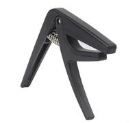 ZiStarlilife Cejilla para ukelele de 4 cuerdas, abrazadera de afinación de cambio rápido con almohadillas de silicona, color negro para un ajuste preciso del tono y un rendimiento suave en modelos de