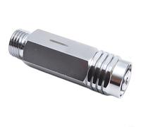 ZiStarlilife Conector unidireccional de buceo, ajuste regulador de presión media baja 3/8-24, adaptador de cobre a prueba de fugas para un suministro seguro de aire submarino (9/16-18 x 2)