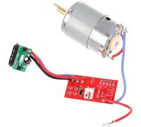 ZiStarlilife Conjunto de motor y placa de circuito de 6500/7200 RPM para tijeras eléctricas de empuje 8504 8148 8591, pieza de repuesto recargable de 37 V con nuevo puerto de carga para