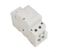 ZiStarlilife Contactor de CA de 2 polos 2NO Control de circuito 35Mm DIN Rail Mount Electric Power System, con carcasa ignífuga, rango de temperatura -5°C a 40°C para caja de distribución industrial