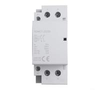 ZiStarlilife Contactor de CA de 2 polos Control de circuito 35Mm DIN Rail Mount Electric Power System, con carcasa ignífuga, rango de temperatura -5°C a 40°C para caja de distribución industrial (32A)