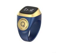 ZiStarlilife Contador de anillos inteligente Tasbih Zikr Ring Al Salama Tasbih Contador de oración Contador de dedos recargable Contador digital electrónico inteligente contador de cuentas para