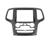 ZiStarlilife Cubierta de panel de navegación de fibra de carbono para Jeep para CHEROKEE 2014-2018 Actualización interior de tablero fácil de instalar ajuste personalizado plástico aspecto elegante