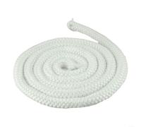 ZiStarlilife Cuerda de sellado de chimenea para puerta de estufa y calentador de leña, reemplazo seguro de calor y humo, 6 mm x 2,5 m, 14 mm x 2 m, 16 mm x 2 m (6 mm x 2,5 m)