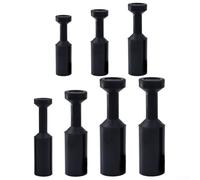 ZiStarlilife Empuje para conectar accesorios, tapones de tubería ciega neumática estilo tapa, revestimiento neumático de nailon, tubo de manguera de ajuste a presión línea de aire (12 mm)