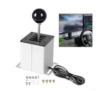 ZiStarlilife Emulador USB para Logitech G29 G27 G25 G920 para Thrustmaster T300RSGT, transmisión de simulador de carreras de construcción de metal para ATS ETS Dust WRC para Windows 10 7 para XP (7