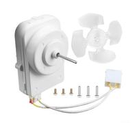 ZiStarlilife Ensamblaje de motor de ventilador W10124096 W10130108 Condensador de refrigeración para enfriador de aire, frigorífico, congelador, largo para vida útil, diseño robusto, color blanco