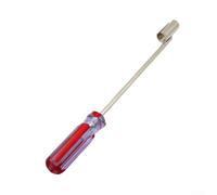 ZiStarlilife Herramienta de extracción de conector de cabeza F Destornillador de metal con mango extendido para equipos de video de alta densidad BNC para mantenimiento de instalación de matriz (tallo