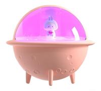 ZiStarlilife Humidificador USB de 350 ml con luz LED que transita entre colores y dos ajustes de niebla ajustables (rosa)