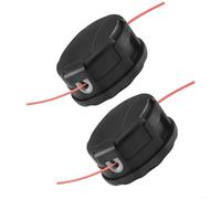 ZiStarlilife - Juego de 2 cabezales de recortadora para Echo Eater y Speed 400, piezas de repuesto P 30GF de alta resistencia con cuchillas de estilo italiano para césped eficiente y corte en césped