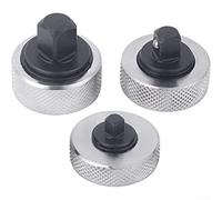 ZiStarlilife Juego de llaves de trinquete de grado profesional en 1/4, 3/8 y 1/2 pulgadas con mango moleteado para un agarre seguro