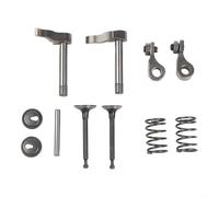 ZiStarlilife Kit de brazo basculante de válvula de motor de metal de 11 piezas para cortadoras de césped GX35 y GX140, cortasetos y taladros de tierra para mantenimiento de jardines al aire libre