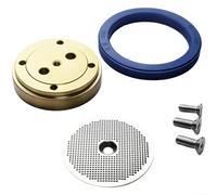 ZiStarlilife Kit de cabezal de acero inoxidable de 54 mm con mampara de ducha y junta de silicona para Gaggia Classic V1, Carezza, Tebe, Paros Deco y para máquinas de aroma SAECO, fácil de limpiar