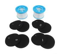 ZiStarlilife Kit de filtros de repuesto para Bissell para POWERCLEAN para FURGUARD 280W para FURFINDER 200W, incluye 2 filtros y 4 almohadillas de prefiltro, filtración de alta eficiencia para una