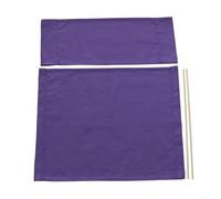 ZiStarlilife Kit de funda de lona de repuesto para silla con asiento y respaldo, incluye 2 varillas de soporte de madera, tela resistente a la intemperie y transpirable, compatible con director