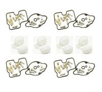 ZiStarlilife Kit de reparación de carburador de motocicleta para Honda CBR900RR 1992-1995, juego de 4 piezas con membranas y agujas flotantes para un mantenimiento preciso del motor y optimización del
