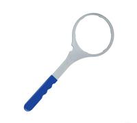 ZiStarlilife - Llave de acero resistente para filtro de agua con diámetro interior de 150 mm y agarre antideslizante de goma para filtro de grifo sin esfuerzo y desmontaje del purificador de agua