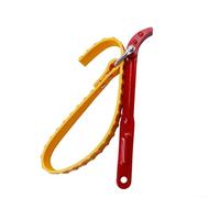 ZiStarlilife Llave de cinturón ajustable de 8 pulgadas con mango de acero forjado y correa de goma para filtro de aceite, instalación de tuberías, botellas, grifos, uso automotriz y cocina