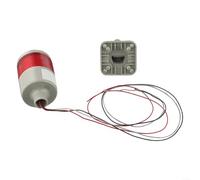 ZiStarlilife Luz de la pila de la torre de la señal del LED, lámpara de la columna de 220V Andon con la alarma del zumbador de la base giratoria, IP54 impermeable para el estado de la línea de montaje