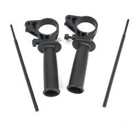 ZiStarlilife Mango de martillo lateral de repuesto para taladros eléctricos, rango de diámetro interior ajustable de 40 a 43 mm, cubierta de plástico y soporte de metal, diseño ergonómico (2 piezas)