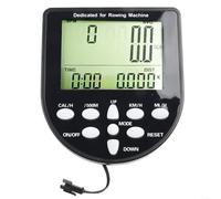ZiStarlilife Máquina de remo electrónica Contador Pantalla LCD Monitor Distancia Tiempo Velocidad Medidor de calorías para equipo de remo de agua Entrenamiento de fitness