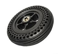ZiStarlilife Neumático de goma sólida de 6 pulgadas x 1 1/4 con cubo de rueda, 150 mm de diámetro x 33 mm de ancho, rodamiento de 8 mm, compatible con scooter eléctrico y silla de ruedas, textura