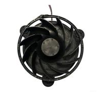 ZiStarlilife Nidec GW12E12MS1CB-52 - Ventilador de refrigeración para refrigerador Haier de 12 V CC, pieza de repuesto para evaporador, motor de soplador de 12,5 cm, unidad de plástico negro