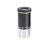 ZiStarlilife Ocular de telescopio astronómico ultra ancho de 66 grados con ocular plegable para observar las estrellas y ver paisajes, cuerpo de metal, 125 pulgadas, negro (6 mm)