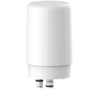 ZiStarlilife Paquete de 1/3/6 cartuchos de filtro de agua de carbón activado para purificador de grifo, elimina sedimentos y para mejorar el sabor, plástico de grado alimenticio, blanco, 6 x 6 x 11 cm
