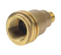 ZiStarlilife Paquete de 2 adaptadores de gas NPT QCC1 a 1/4 pulgadas NPT de latón para manguera de cilindro de propano para barbacoa, parrilla, camping, estufa, calentador, farol para cocinar al aire