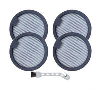 ZiStarlilife Paquete de 2 filtros HEPA lavables para aspiradora Dreame H12 Dual M13 Pro, piezas de alta aptura de polvo para pelo de mascotas, limpieza del hogar con cepillo (paquete de 4