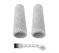 ZiStarlilife Paquete de 2 mopas de rodillo para Ecovacs para deebot X12 OmniCyclone X12 Pro, cepillo de repuesto lavable de microfibra para aspiradora robot, limpieza de pisos, oficina en casa