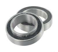 ZiStarlilife Paquete de 2 rodamientos de pedalier de bicicleta MR22237 MR2437H8-2RS para SRAM para GXP Acero Negro Plata 222x37x8mm Road Mountain Bike Repair