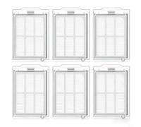 ZiStarlilife Paquete de 3 filtros HEPA de repuesto para Plus 505 para robot aspirador combinado compatible con base de lavado automático, filtración mejorada de polvo y partículas (paquete de 6)